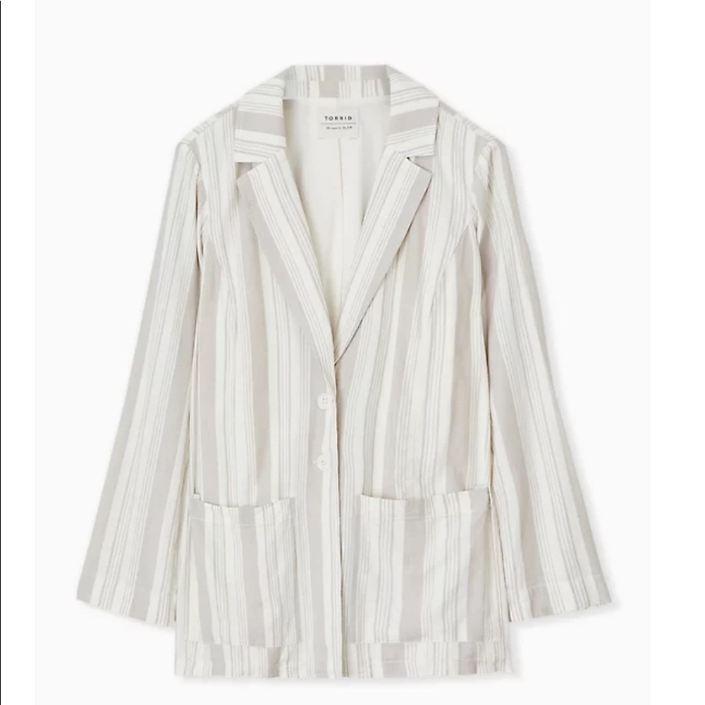 NWT linen blazer